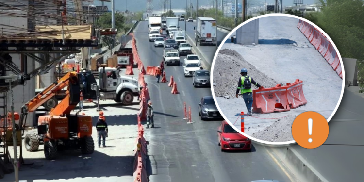 Dejan Tramo De Miguel Alemán Con Solo Un Carril - Enbroncados - Enbroncados  - Enbroncados