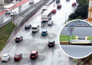 drenaje pluvial, vialidades Monterrey, encharcamientos, Par Vial