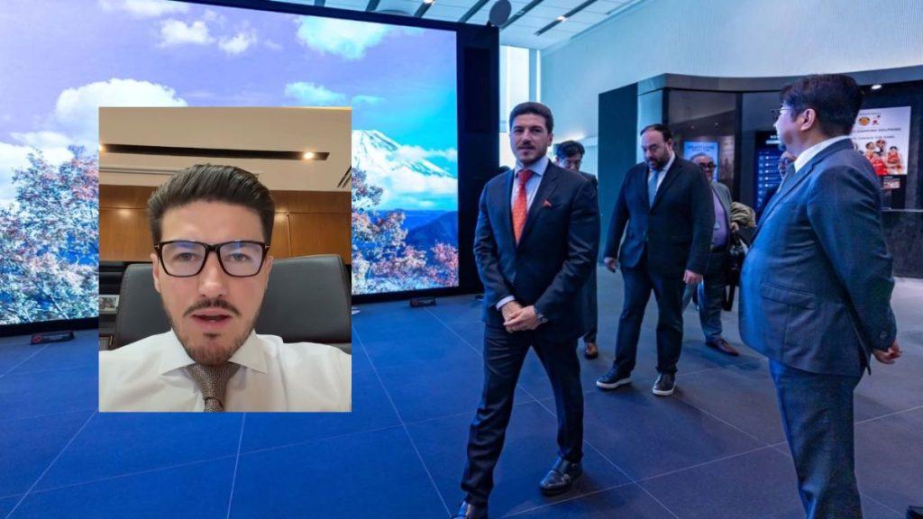Samuel García Junto a Empresarios.  - Enbroncados
