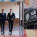 Two Men in Dark Suits Walk Down a Tiled Hallway of a Government Building; a Second Image Shows the Fgr Sign (fiscalía General De La República). - Enbroncados