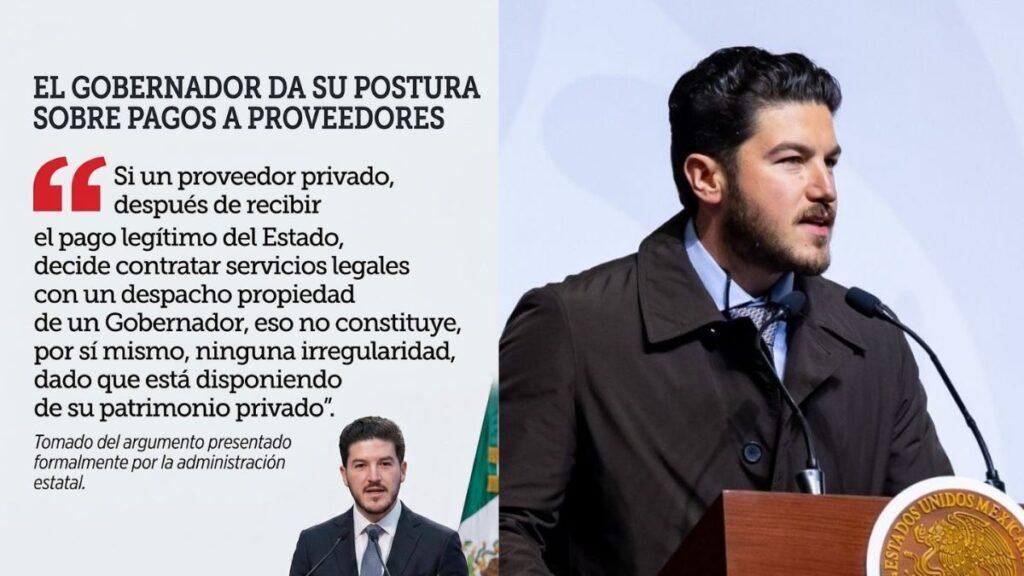 Escándalo En El Congreso: Samuel García Admite Pagos De Proveedores a Su Despacho En Informe De Defensa - Enbroncados