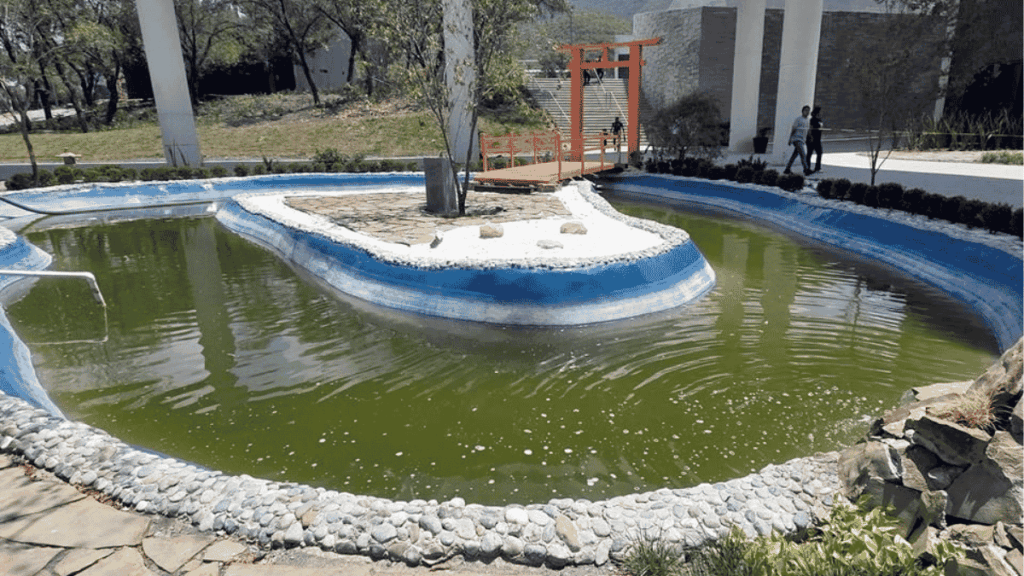 Clausura Del Jardín Japonés De El Parque Del Agua - Enbroncados