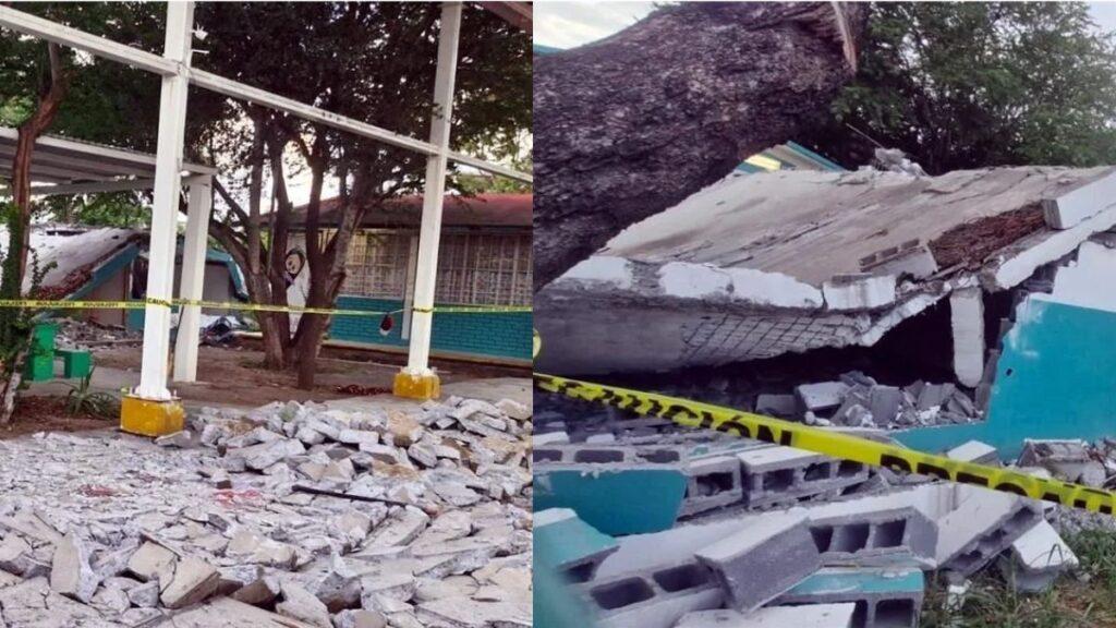 Obras-deficientes-del-gobierno-de-samuel-garcia - Enbroncados Escuela Demolida Por Fallas Estructurales En San Bernabé - Enbroncados