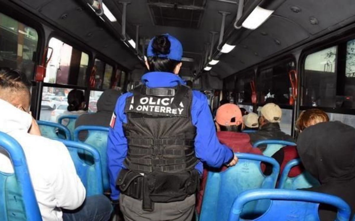 Realizan operativo de seguridad en transporte público